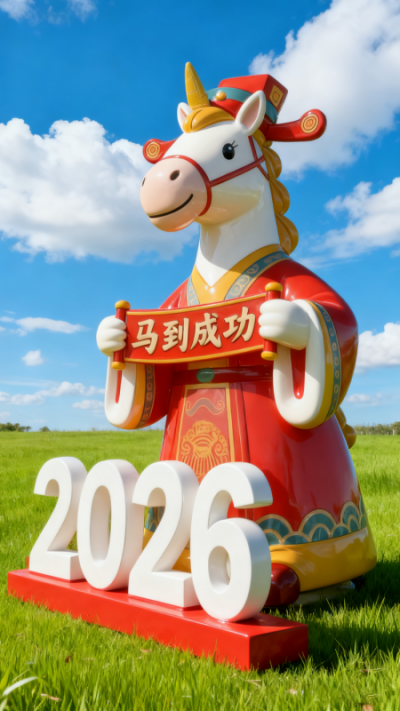 馬到成功 公仔