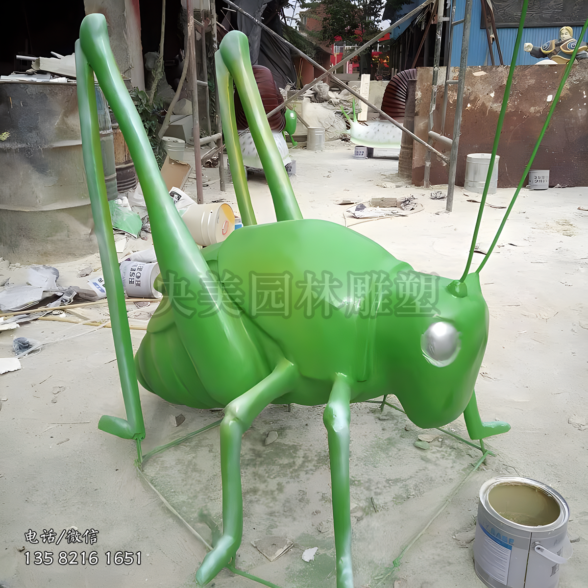玻璃鋼蝗蟲(chóng)雕塑