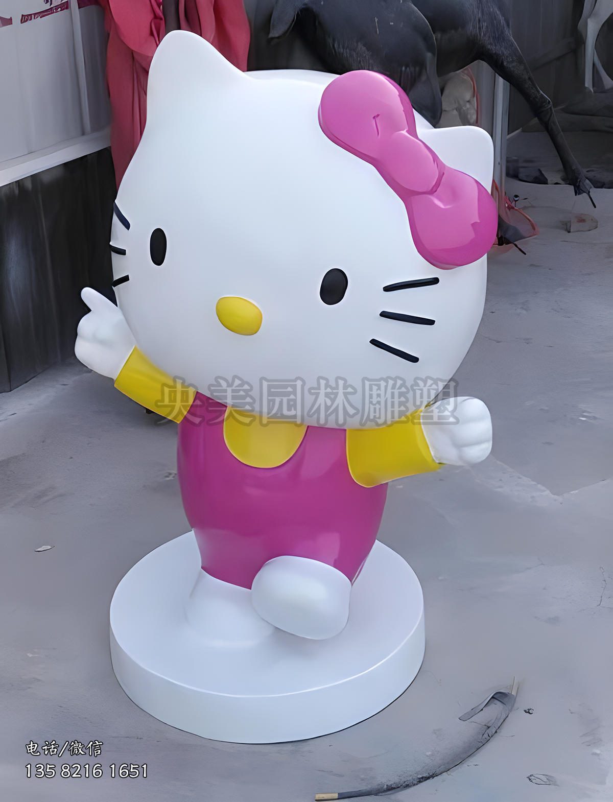 玻璃鋼HelloKitty貓雕塑