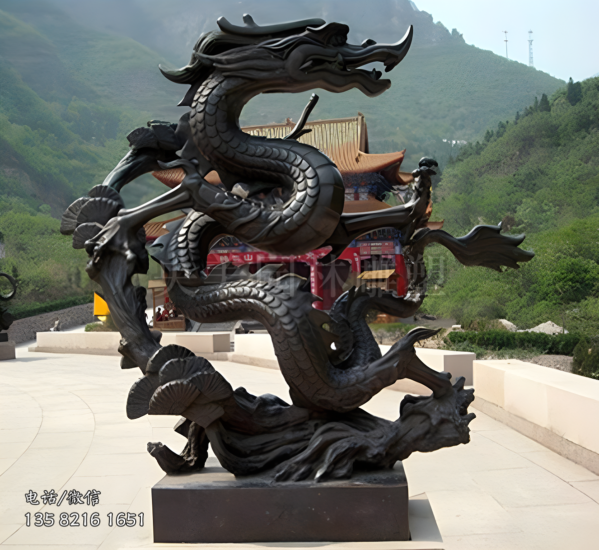 天之四靈之青龍銅雕