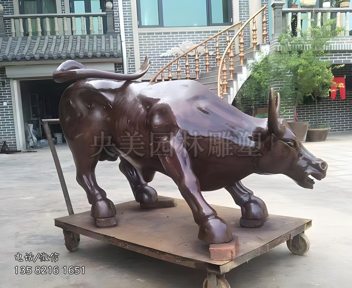 華爾街銅牛雕塑