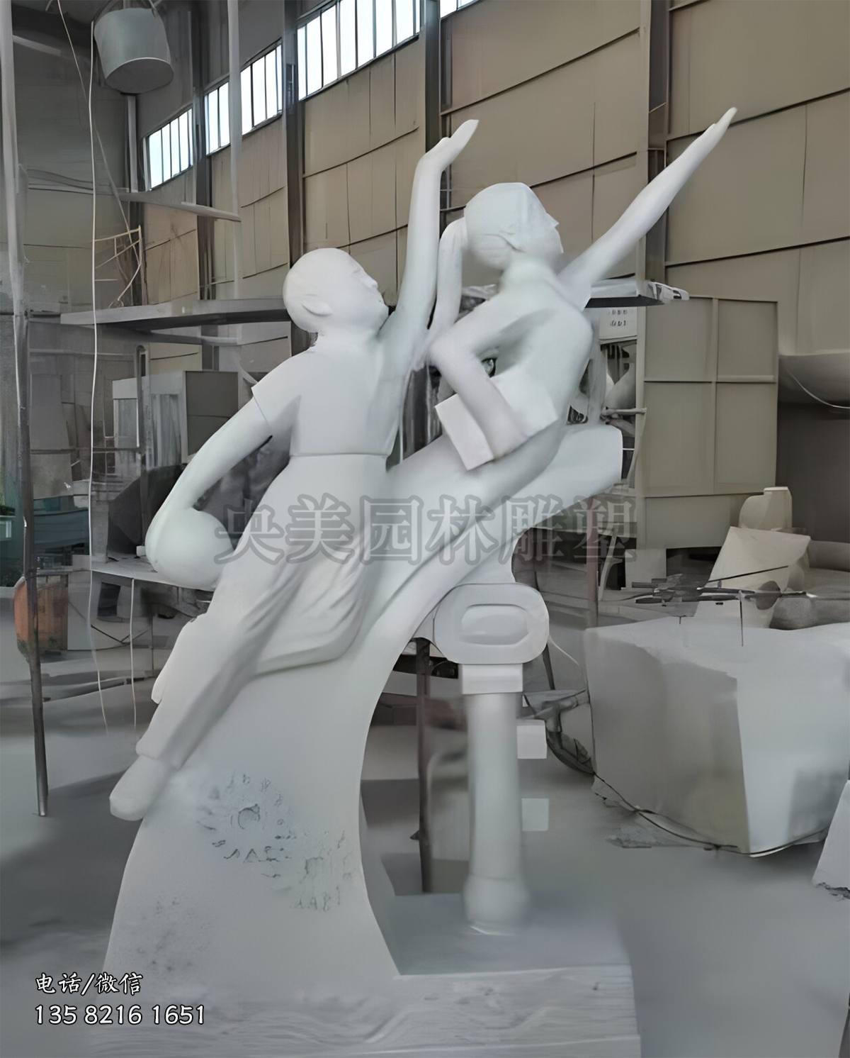 小學石雕景觀雕塑