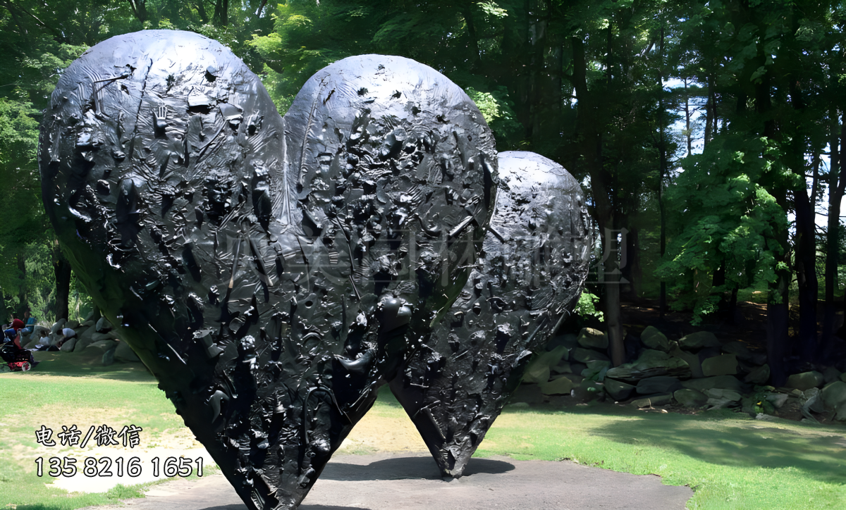 愛(ài)心雕塑擺件