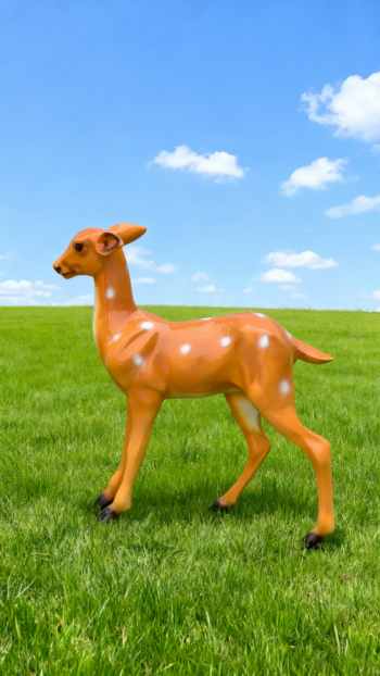 玻璃鋼仿真梅花鹿雕塑 (5)