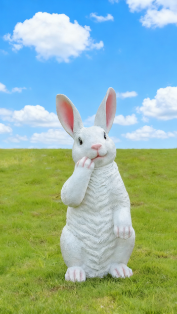 玻璃鋼仿真兔子雕塑 (7)