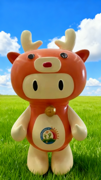 玻璃鋼卡通小鹿雕塑 (17)