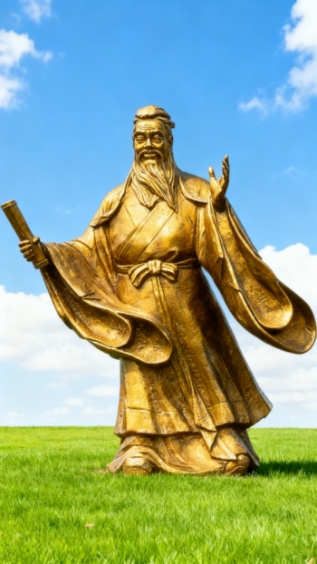 玻璃鋼孔子雕塑 (8)