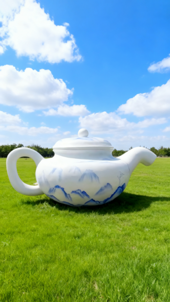 玻璃鋼茶壺雕塑 (9)