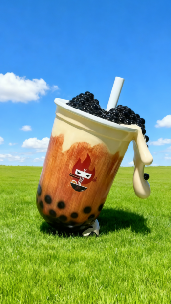 玻璃鋼仿真奶茶杯雕塑 (36)