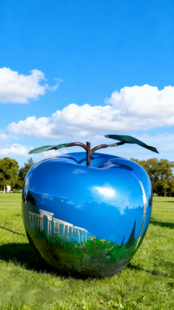 玻璃鋼蘋果雕塑 (18)