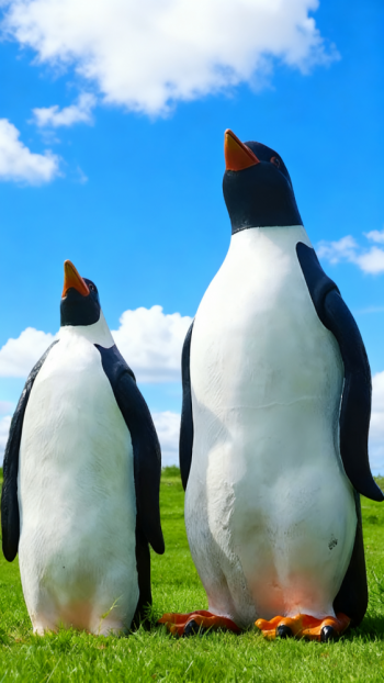 玻璃鋼企鵝雕塑 (14)