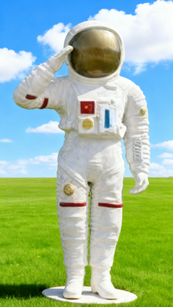 玻璃鋼太空人雕塑 (9)
