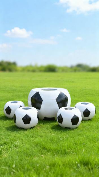 玻璃鋼足球雕塑 (3)