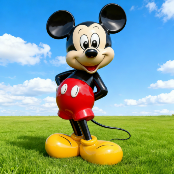 玻璃鋼卡通米老鼠雕塑