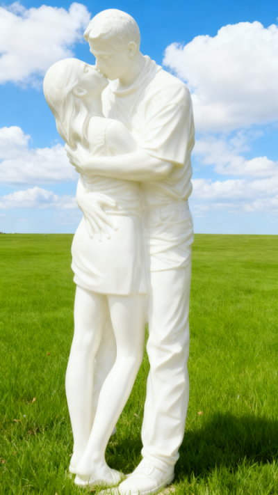 情侶人物雕塑 (4)