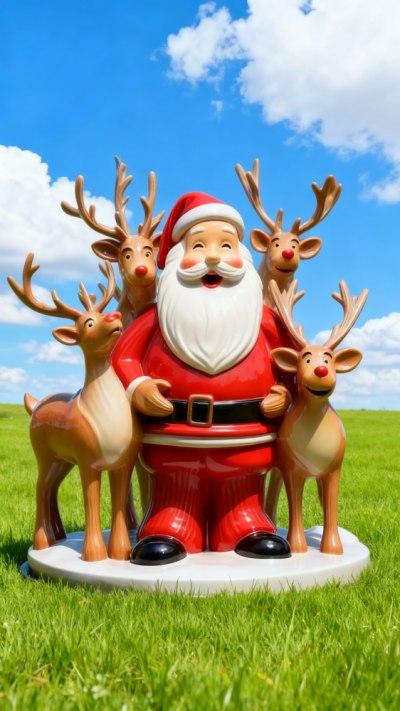 圣誕主題雕塑 (3)