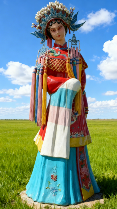 戲曲主題雕塑 (6)