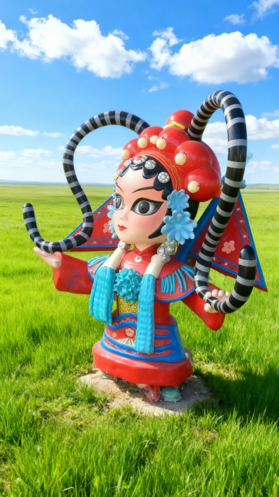 戲曲主題雕塑 (9)