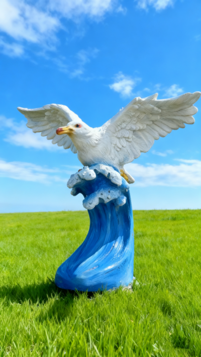 玻璃鋼仿真海鷗雕塑