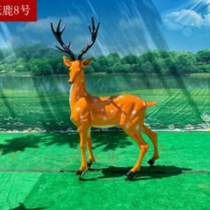 梅花鹿8 玻璃鋼