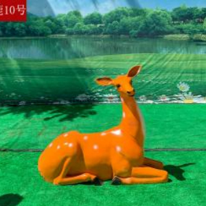 梅花鹿10 玻璃鋼