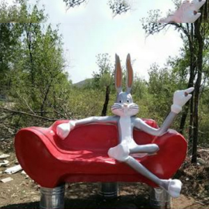 兔八哥座椅 玻璃鋼