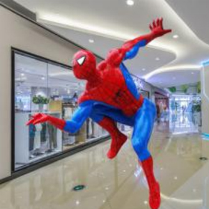 蜘蛛俠 玻璃鋼卡通動漫人物復(fù)仇者聯(lián)盟