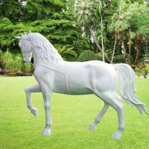 玻璃鋼白馬