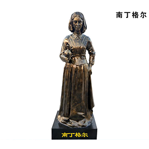 南丁格爾  玻璃鋼仿銅西方人物 護(hù)士