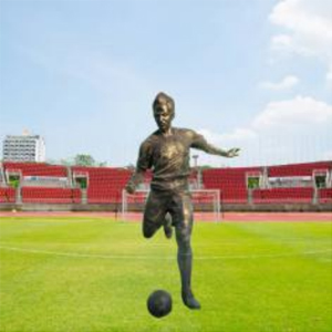 踢足球 玻璃鋼體育運動人物