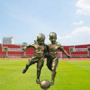 踢足球 玻璃鋼體育運動人物