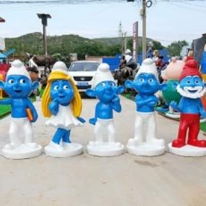 藍(lán)精靈 玻璃鋼