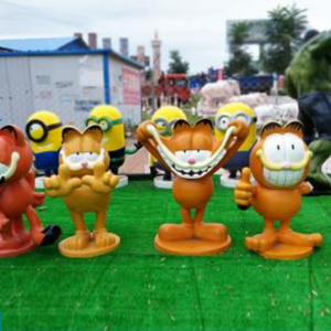 玻璃鋼加菲貓卡通動漫動物