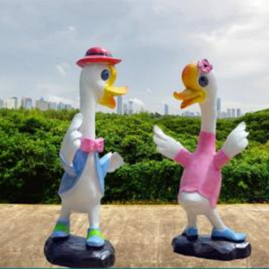 卡通鴨 玻璃鋼
