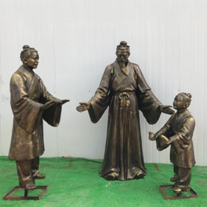 孔融讓梨玻璃鋼仿銅人物
