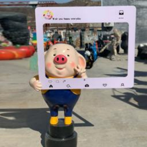 網(wǎng)紅小豬 玻璃鋼