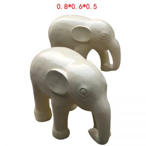 玻璃鋼抽象大象小象