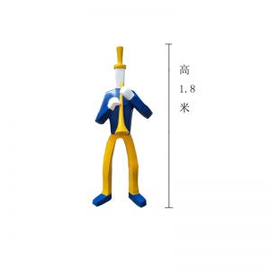 音樂人玻璃鋼抽象