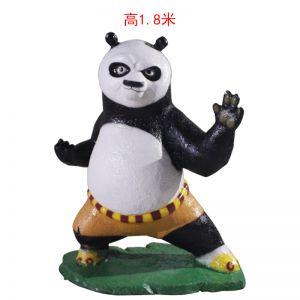 玻璃鋼卡通功夫熊貓