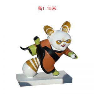 功夫熊貓-師傅玻璃鋼