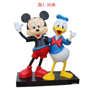 玻璃鋼米老鼠唐老鴨