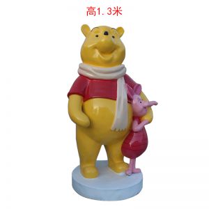 維尼熊玻璃鋼卡通動(dòng)漫