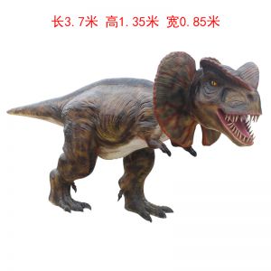 玻璃鋼仿真雙冠龍