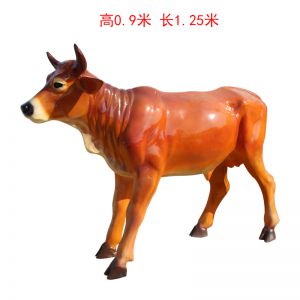 仿真黃牛玻璃鋼