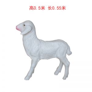 仿真小羊玻璃鋼