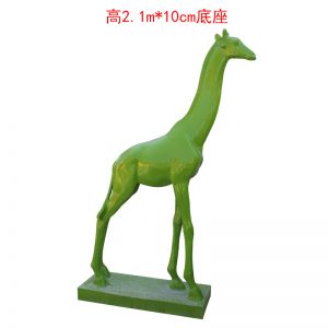 玻璃鋼長頸鹿生機(jī)盎然（直頭）