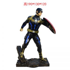 美國隊長玻璃鋼