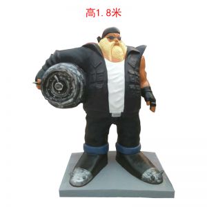 玻璃鋼英雄聯(lián)盟酒桶人物