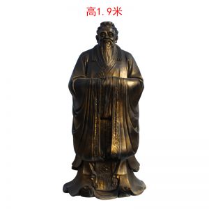 孔子玻璃鋼仿銅古代名醫(yī)