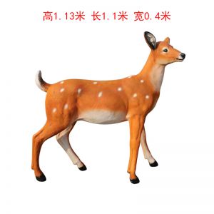 梅花鹿玻璃鋼仿真